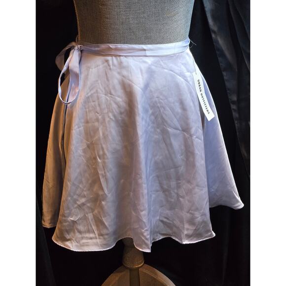 NWT Urban Outfitters Romantic Wrap Skirt, Sky Blue, Size XS - Picture 1 of 6
